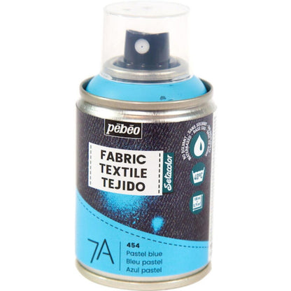 (コストコ) ペベオ 布用水性アクリルペイントスプレー 7A Spraysセタスプレー 100ml パステルブルー  6セット