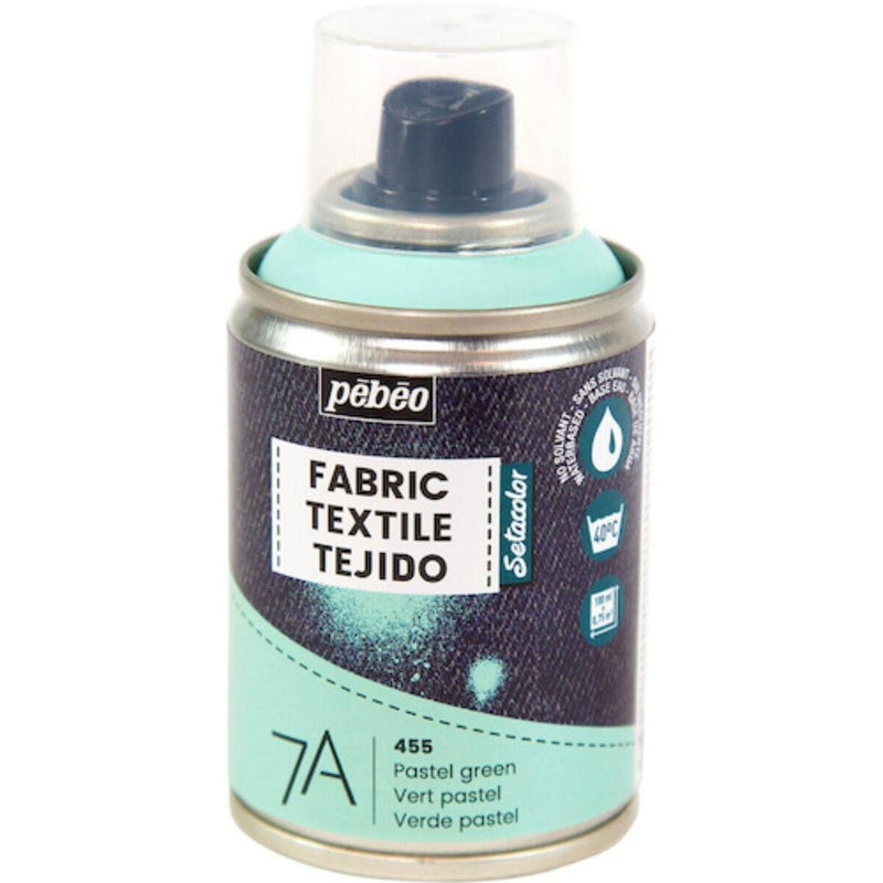 (コストコ) ペベオ 布用水性アクリルペイントスプレー 7A Spraysセタスプレー 100ml パステルグリーン  6セット