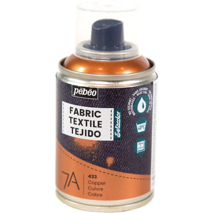 (コストコ) ペベオ 布用水性アクリルペイントスプレー 7A Spraysセタスプレー 100ml コッパー  6セット
