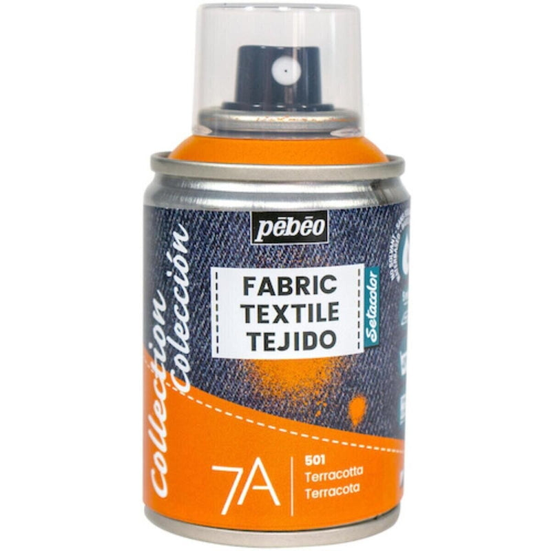 (コストコ) ペベオ 布用水性アクリルペイントスプレー 7A Spraysセタスプレー 100ml テラコッタ  6セット