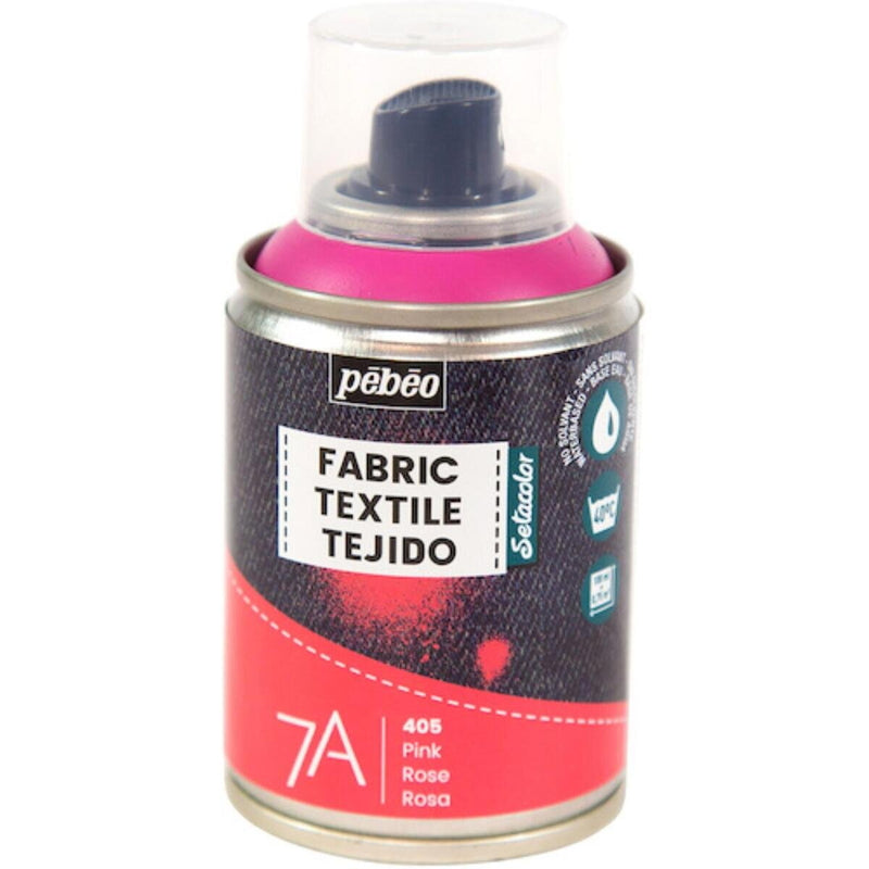 (コストコ) ペベオ 布用水性アクリルペイントスプレー 7A Spraysセタスプレー 100ml ピンク  6セット