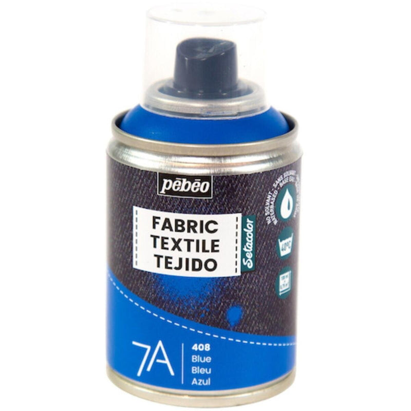 (コストコ) ペベオ 布用水性アクリルペイントスプレー 7A Spraysセタスプレー 100ml ブルー  6セット