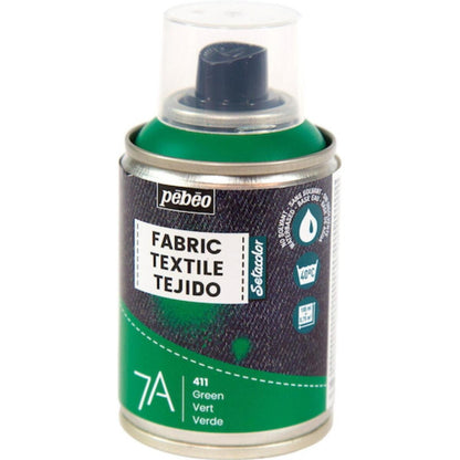 (コストコ) ペベオ 布用水性アクリルペイントスプレー 7A Spraysセタスプレー 100ml グリーン  6セット