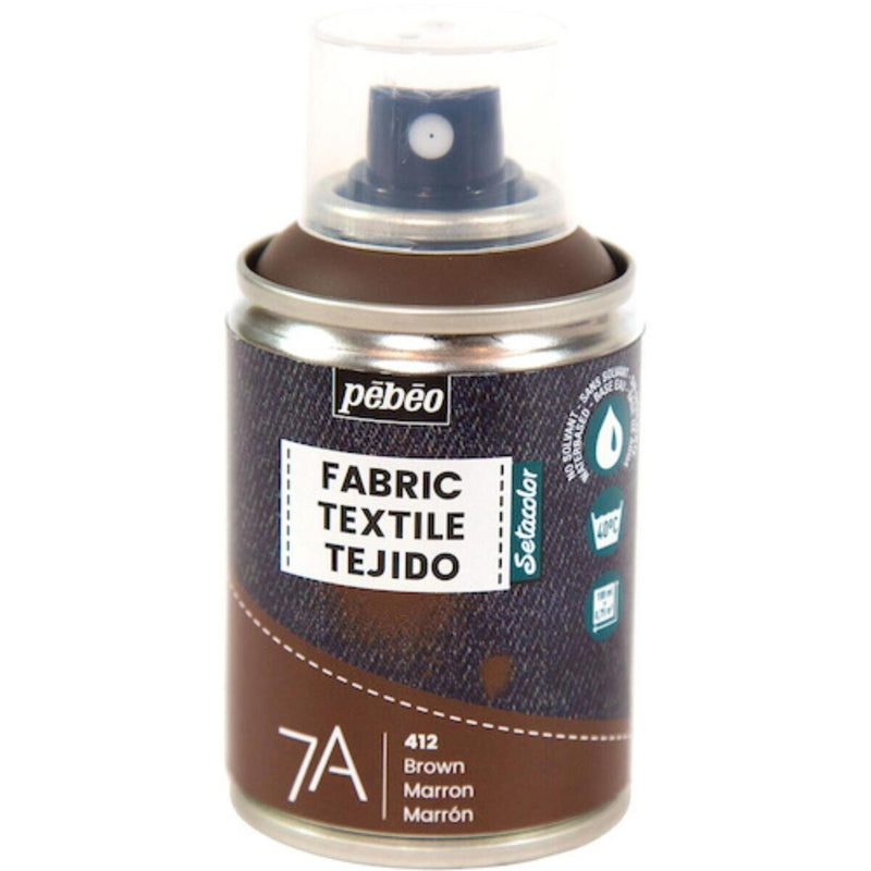 (コストコ) ペベオ 布用水性アクリルペイントスプレー 7A Spraysセタスプレー 100ml ブラウン  6セット