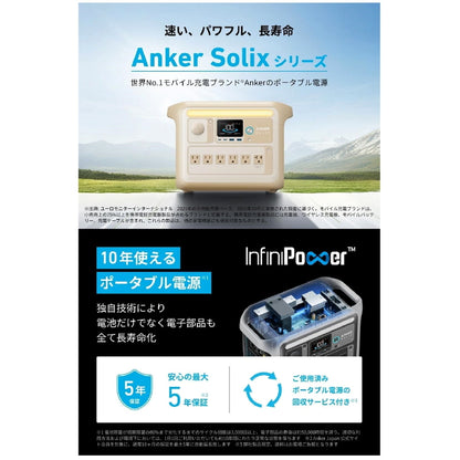 (コストコ) Anker（アンカー）Solix C1000 ポータブルパワーステーション A1761521 ベージュ