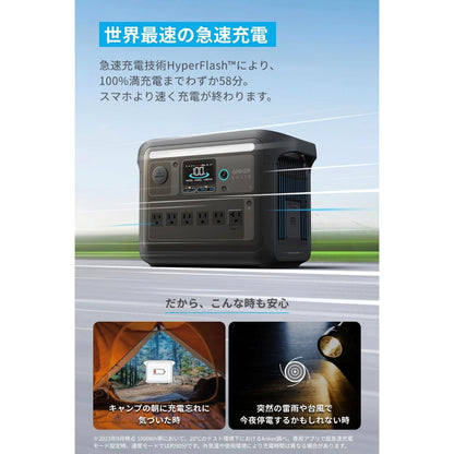 (コストコ) Anker（アンカー）Solix C1000 ポータブル電源 A1761511 ブラック 容量1,056Wh
