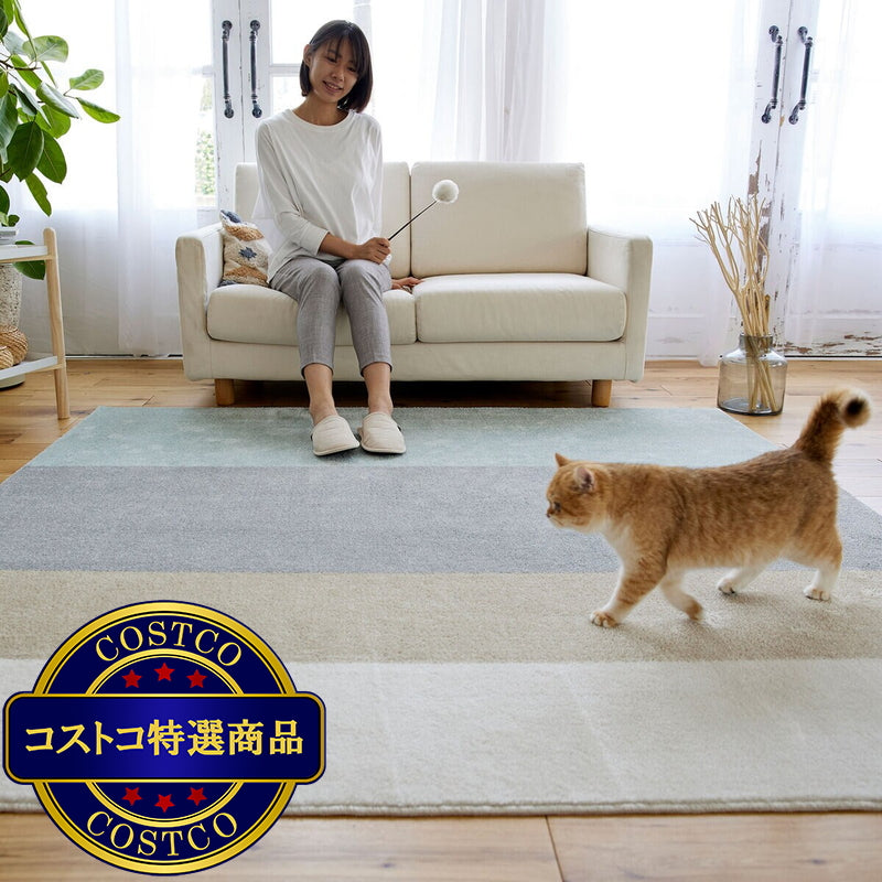 (コストコ) スミノエ ペット消臭ラグ ワグ 190 x 240cm ペールブルー