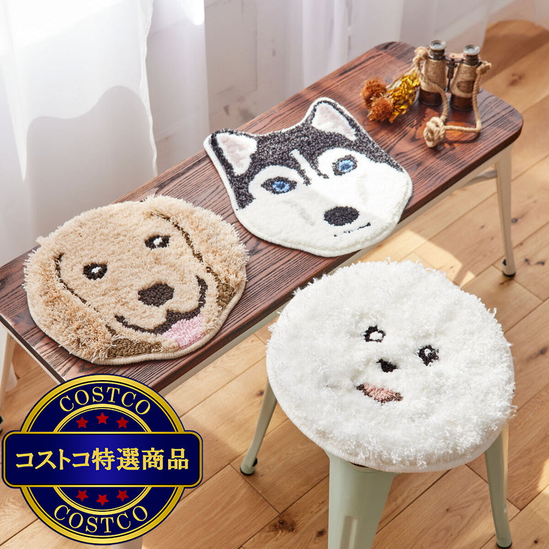 (コストコ) スミノエ チェアパッド イヌカオ ハスキー