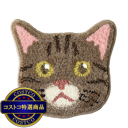 (コストコ) スミノエ チェアパッド ネコカオ キジトラ