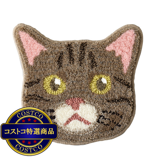 (コストコ) スミノエ チェアパッド ネコカオ キジトラ
