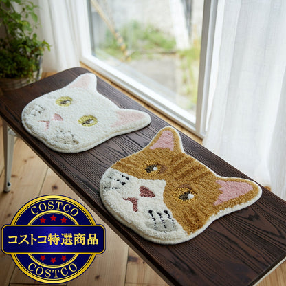(コストコ) スミノエ チェアパッド ネコカオ チャシロ
