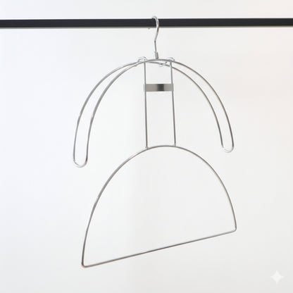 (コストコ) チャナカンパニー Balmy Hanger（バルミーハンガー） GHOST HANGER（ゴーストハンガー） 2本セット TP-GST01-42SLV-2ST