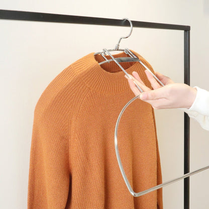 (コストコ) チャナカンパニー Balmy Hanger（バルミーハンガー） GHOST HANGER（ゴーストハンガー） 2本セット TP-GST01-42SLV-2ST