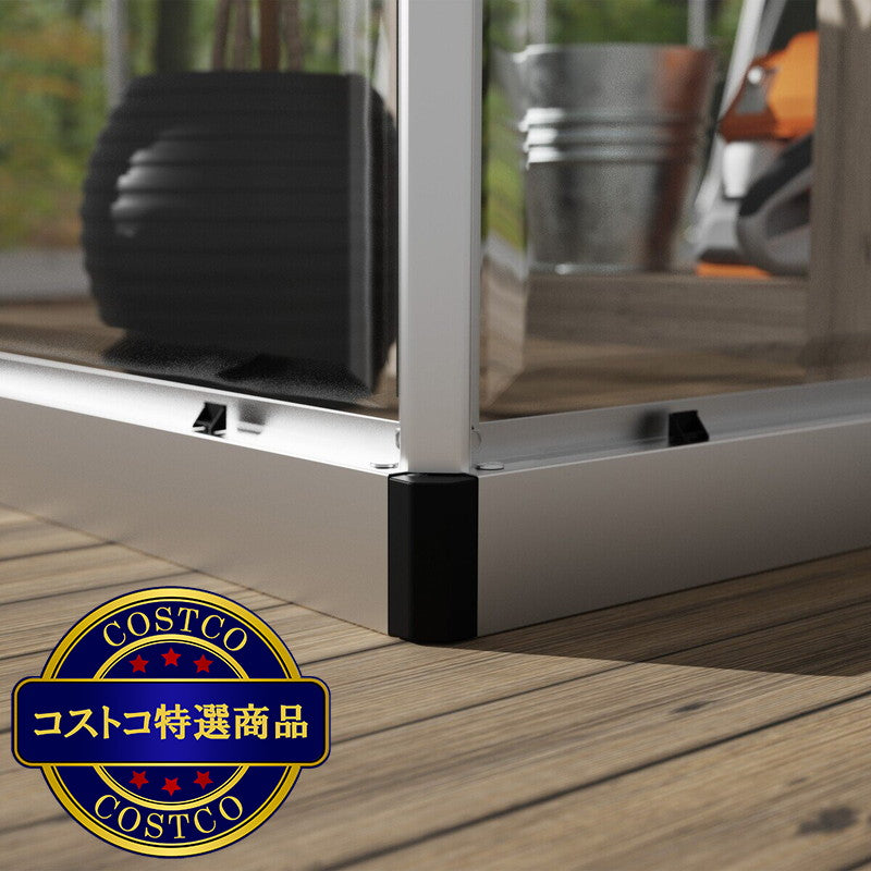 (コストコ) パルラム カノピア ハイブリッド グリーンハウス 6x6フィート (1.8m x 1.8m) シルバー