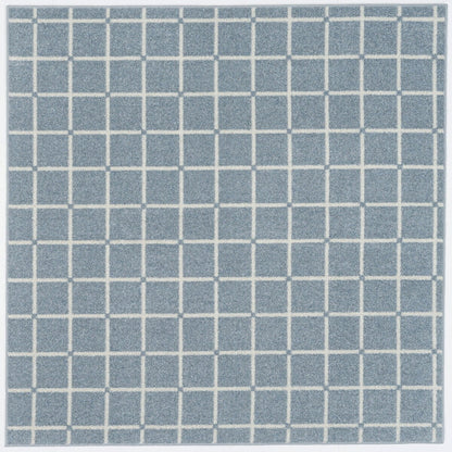 (コストコ) スミノエ ウォッシャブルラグ オセロ 185 x 185cm ブルー