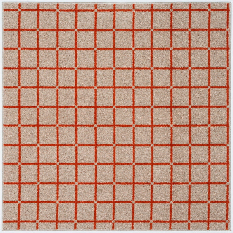 (コストコ) スミノエ ウォッシャブルラグ オセロ 185 x 185cm オレンジ