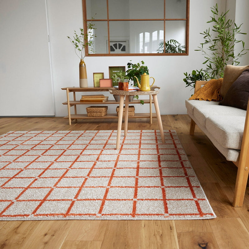 (コストコ) スミノエ ウォッシャブルラグ オセロ 185 x 240cm オレンジ