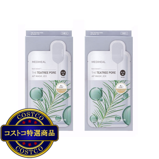 (コストコ) MEDIHEAL (メディヒール) THE ティーツリー ポア APマスク JEX 3枚入 x 2個