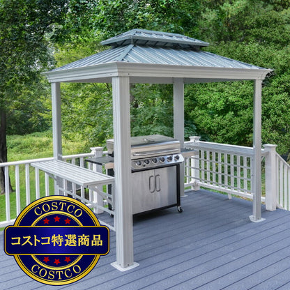 (コストコ) ソジャグ モナコ  6 x 8フィート (1.8 x 2.4m) BBQ ガゼボ