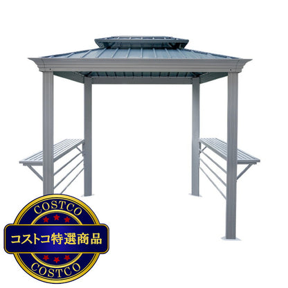 (コストコ) ソジャグ モナコ  6 x 8フィート (1.8 x 2.4m) BBQ ガゼボ