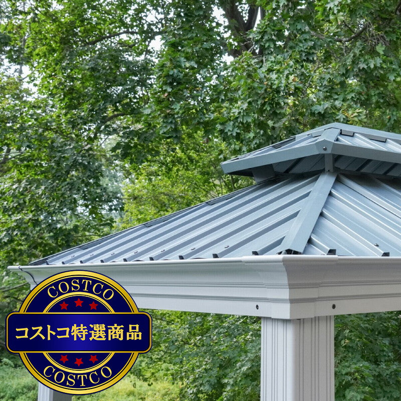 (コストコ) ソジャグ モナコ  6 x 8フィート (1.8 x 2.4m) BBQ ガゼボ