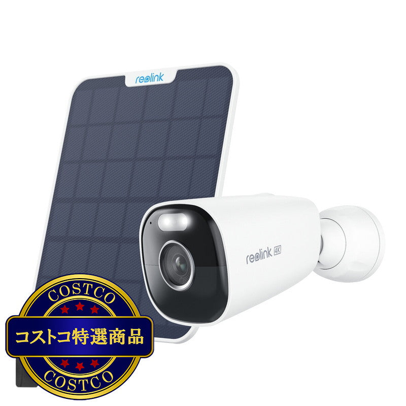 (コストコ) Reolink（レオリンク）Argus Series アウトドアカメラ B360+Solar Panel 2+128GB SD Card