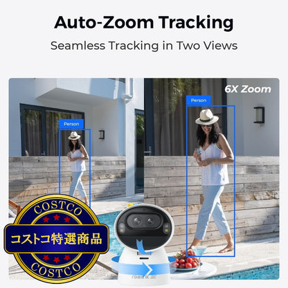(コストコ) Reolink（レオリンク）Argus Series アウトドアカメラ B730+Solar Panel 2+128GB SD Card
