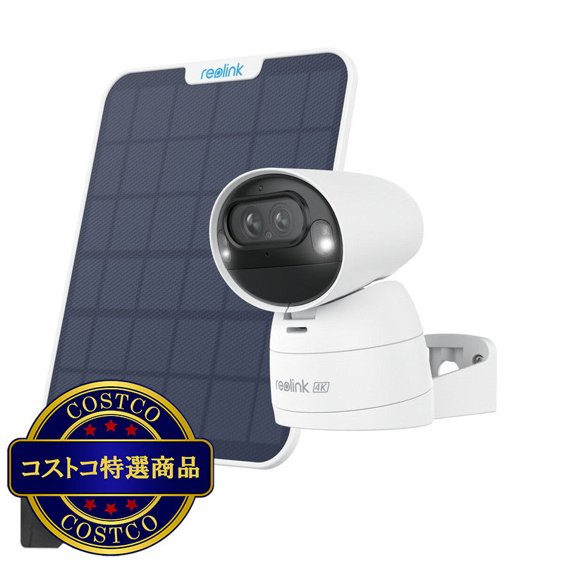 (コストコ) Reolink（レオリンク）Argus Series アウトドアカメラ B730+Solar Panel 2+128GB SD Card