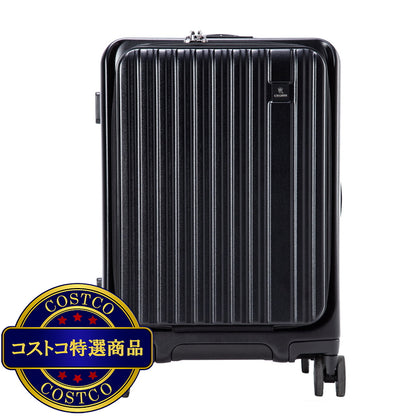 (コストコ) クラウン フロントオープン スーツケース 機内持ち込みサイズ C-F5299H 20インチ ブラック