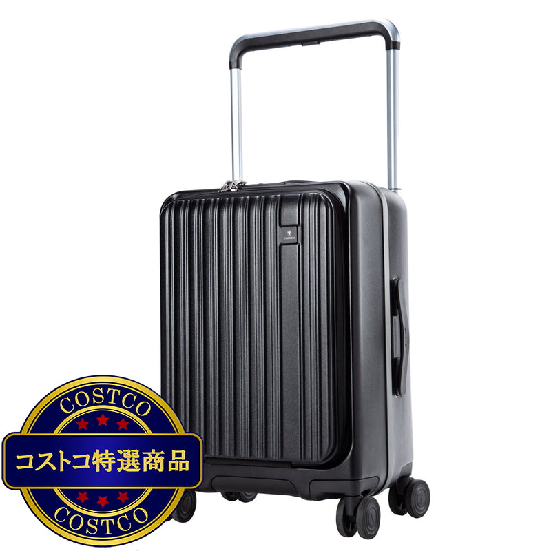 (コストコ) クラウン フロントオープン スーツケース 機内持ち込みサイズ C-F5299H 20インチ ブラック