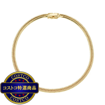 (コストコ) K18イエローゴールド 8面トリプル 喜平 アンクレット 25cm 10g