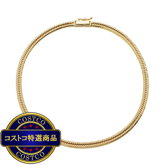 (コストコ) K18イエローゴールド 12面トリプル 喜平 アンクレット 23cm 6g