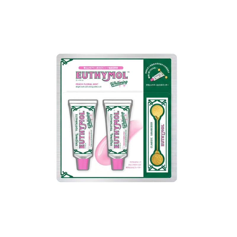 (コストコ) EUTHYMOL ホワイトニング 薬用歯みがき ピーチフローラルミント 106g x 2
