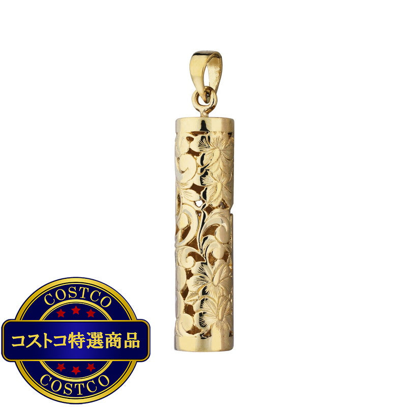 (コストコ) 14K イエローゴールド トラディショナル バーティカルバレル ネックレス