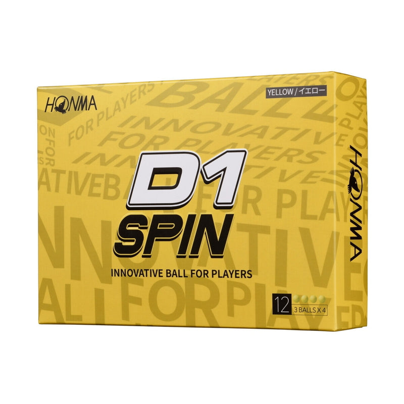 (コストコ) 本間ゴルフ D1スピン ゴルフボール 2ピース構造 24個入り イエロー