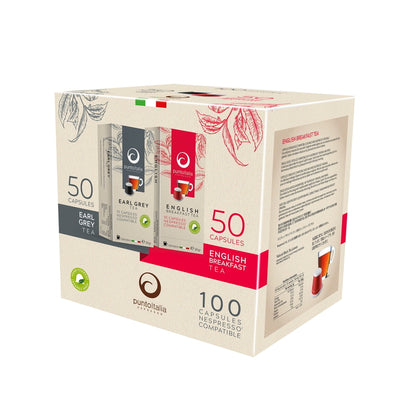 (コストコ) プント イタリア 紅茶 ネスプレッソ互換カプセル コンボパック 100カプセル (イングリッシュブレックファースト・アールグレイ）