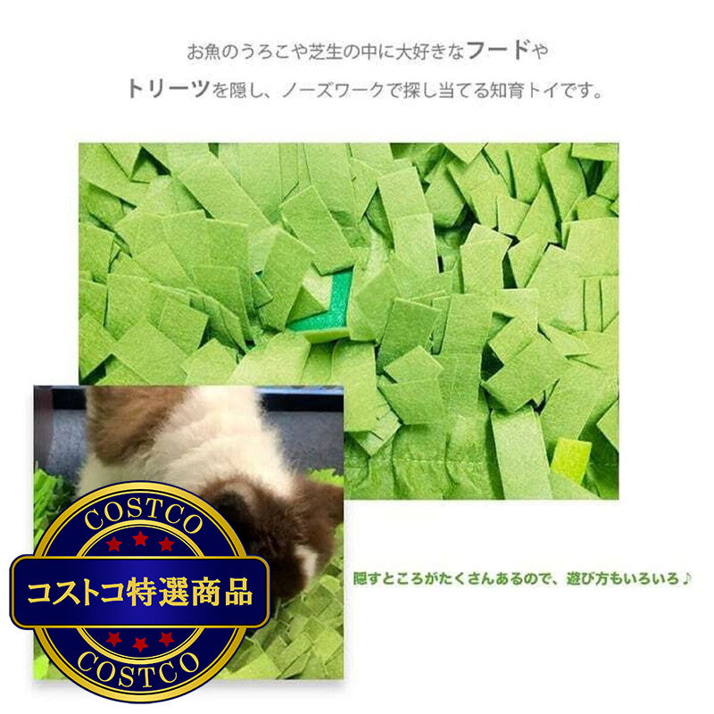 (コストコ) Petique ぺティーク スナッフリング ノーズワークマット 芝生Ver.