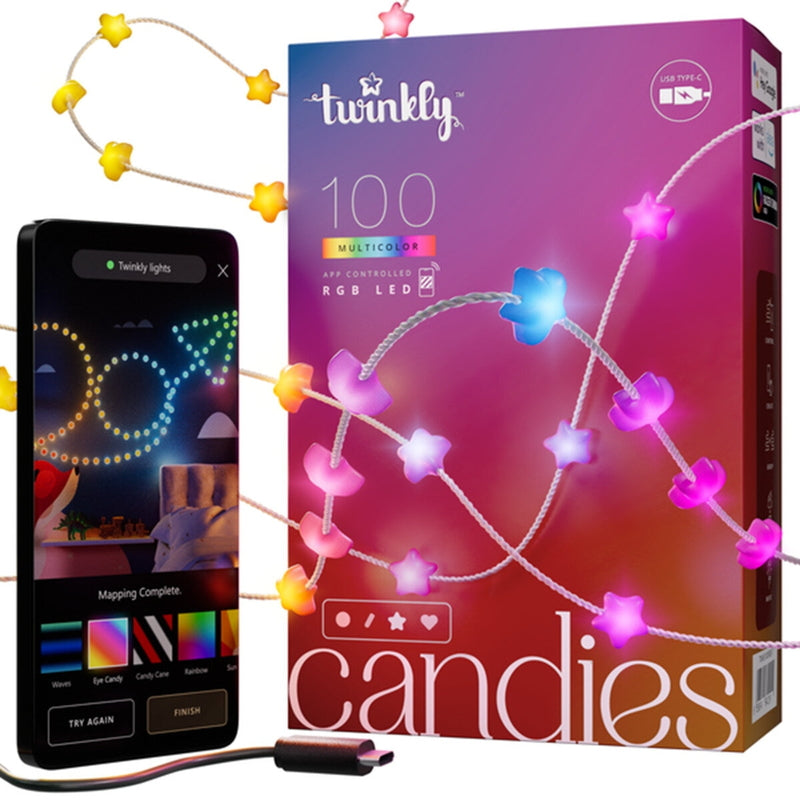 (コストコ) Twinkly(トゥインクリー) キャンディーズ 100LED スマートデコレーションライト 星形