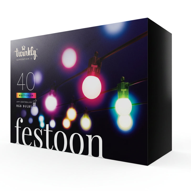(コストコ) Twinkly(トゥインクリー) フェストーン 40 LED スマートデコレーションライト