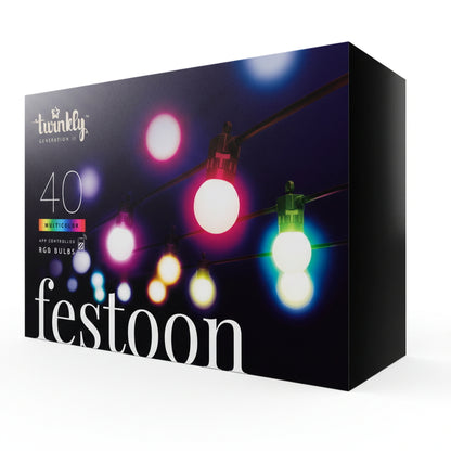 (コストコ) Twinkly(トゥインクリー) フェストーン 40 LED スマートデコレーションライト