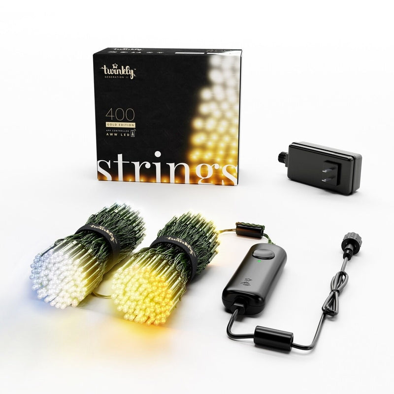 (コストコ) Twinkly(トゥインクリー) ストリング 400LED AWW スマートデコレーションライト