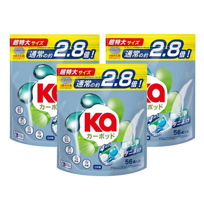 (コストコ) Ka カーポッド ボール型 衣料用洗濯洗剤 ダニ除け 56個入り x 3パック