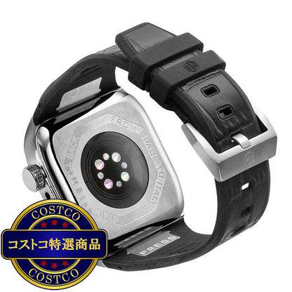 (コストコ) HUMBLE RICH Apple Watch Case 7/8/9対応 41mm レザー ブラック WBB0289-001