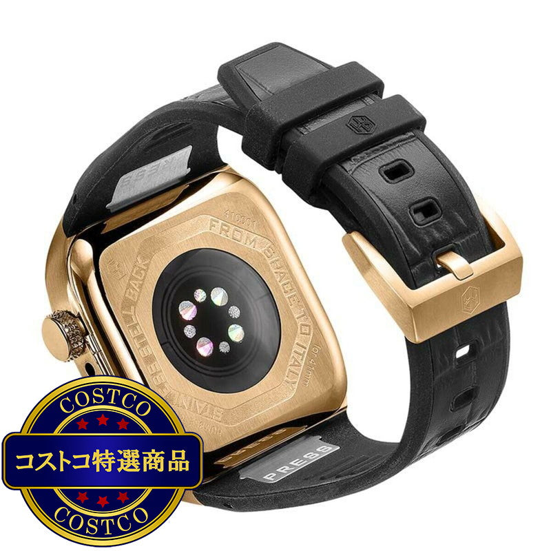 (コストコ) HUMBLE RICH Apple Watch Case 7/8/9対応 41mm レザー ブラック WBB0289-009