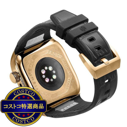 (コストコ) HUMBLE RICH Apple Watch Case 7/8/9対応 41mm レザー ブラック WBB0289-009
