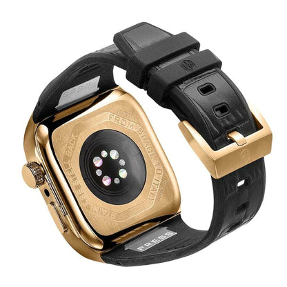 (コストコ) HUMBLE RICH Apple Watch Case 7/8/9対応 41mm レザー ブラック WBB0289-009