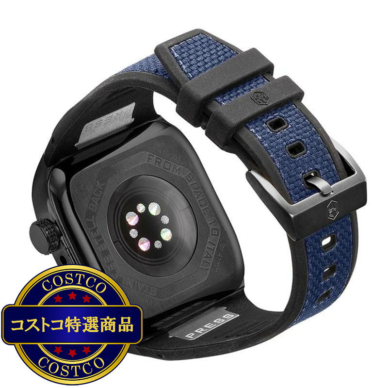 (コストコ) HUMBLE RICH Apple Watch Case 7/8/9対応 41mm ファブリック ブルー WBB0289-014