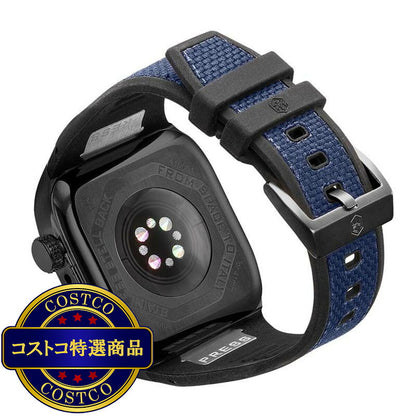 (コストコ) HUMBLE RICH Apple Watch Case 7/8/9対応 41mm ファブリック ブルー WBB0289-014