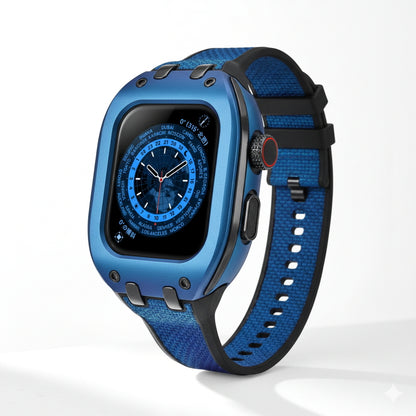 (コストコ) HUMBLE RICH Apple Watch Case 7/8/9対応 41mm ファブリック ブルー WBB0289-014
