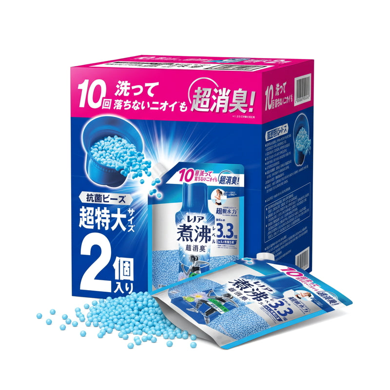 (コストコ) レノア 煮沸レベル 消臭抗菌 ビーズ スポーツ クールリフレッシュ&シトラスの香り 1,410ml x 2パック